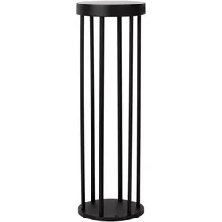 Lucide, Gartenbeleuchtung, JACKSON LED Pollerleuchte 2W dimmbar IP65 Steuerbare Lichtfarbe Modern Schwarz 15812/02/30 (100 lm, IP65)