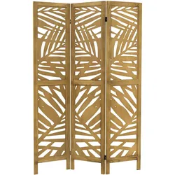PARAVENT 3 teilig Kyoto 170x121 cm Natur aus Holz