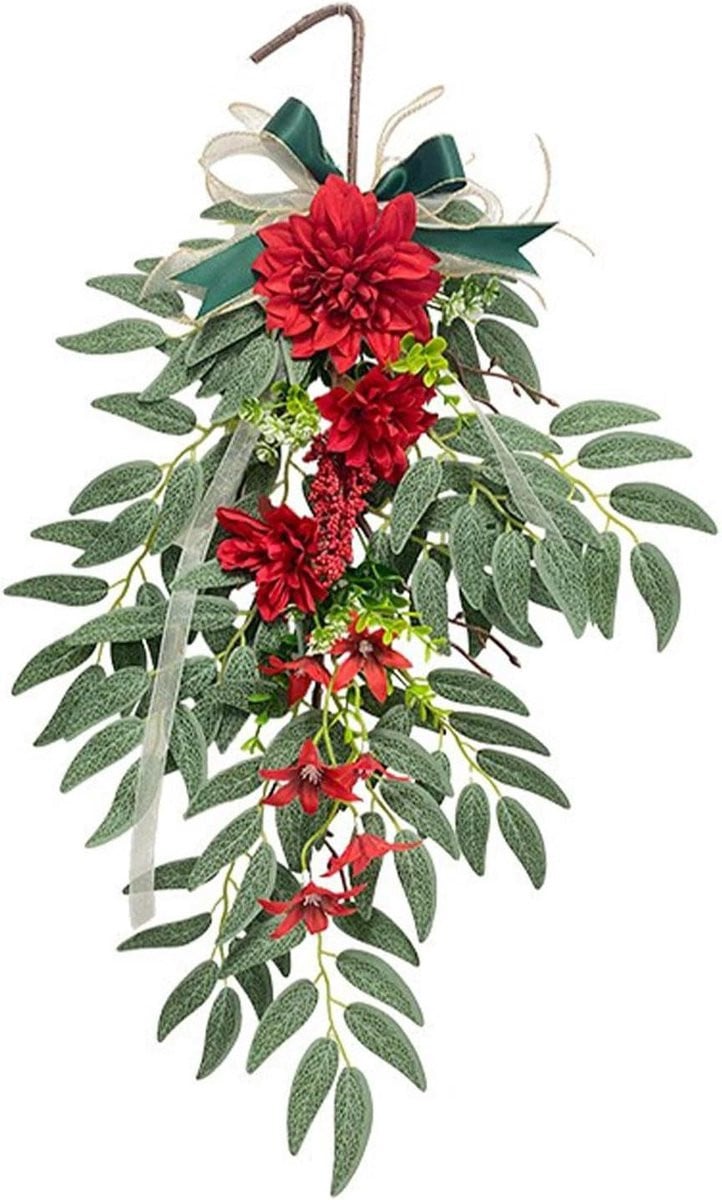 Groene kunstbloemen slinger met realistisch uiterlijk voor bruiloft decoratie, 670 cm