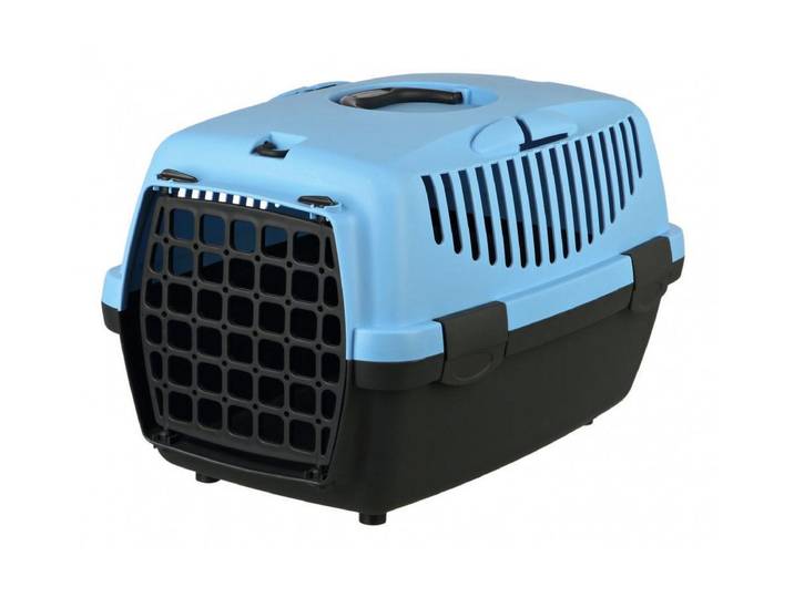 Tiertransportbox TRIXIE Transportbox Capri 1 , blau, B:32cm H:31cm T:48cm, Kunststoff, Tiertransportbehälter, Tiertransportbox
