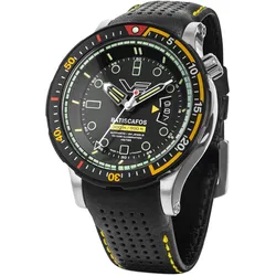 Vostok Europe NH35-511E767-YLW Herrenuhr Taucher Batiscafos Gelb/Schwarz