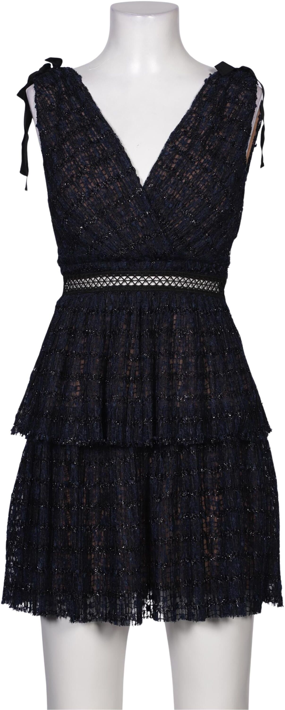 self-portrait Damen Kleid, Marineblau, Gr. XS (UK 6), Synthetik - Second Hand