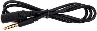 the sssnake Slim Line 4 Pin Jack 0,5m BK Schwarz