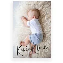 Geburtskarte: Babyglück mit Foto