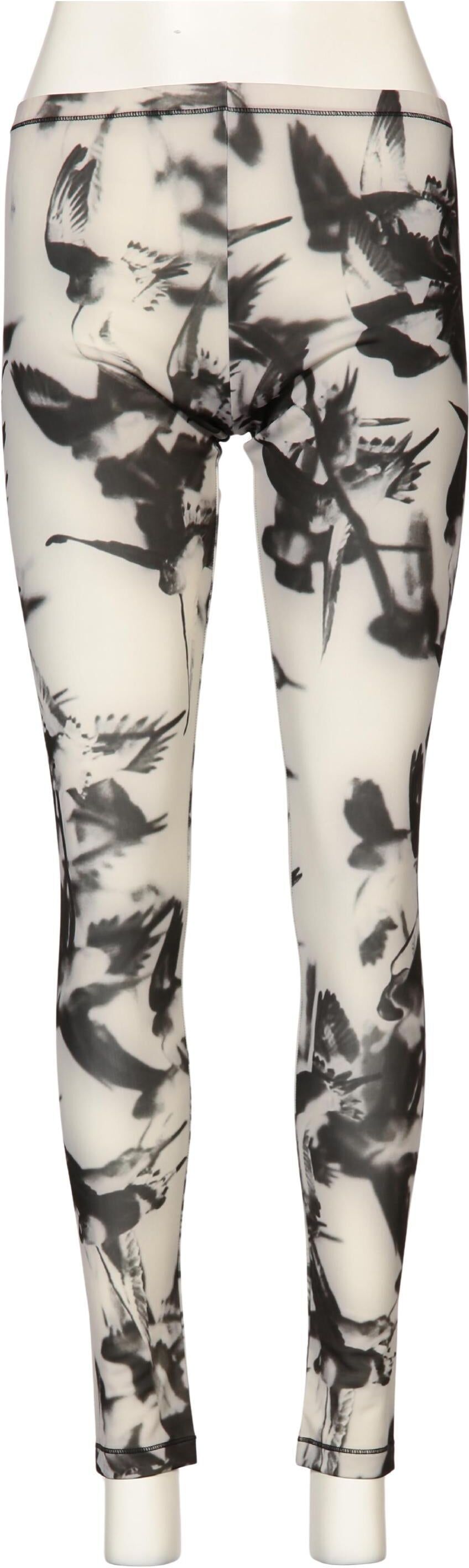 Alexander McQueen Damen Stoffhose, Mehrfarbig, Gr. S, Synthetik / Elasthan - Second Hand