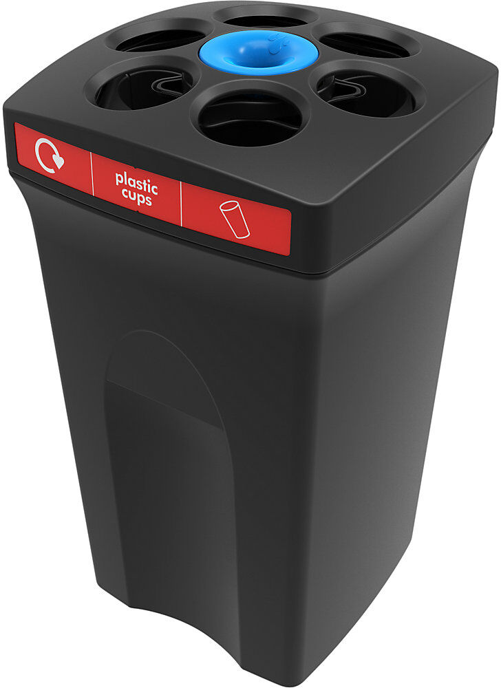 kaiserkraft Bechersammler EnviroCup, Volumen 100 l, mit roter Kennzeichnung, ab 2 Stk