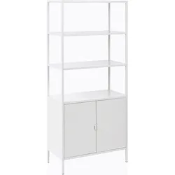 BÜROSCHRANK Metall Hellgrau Kauri