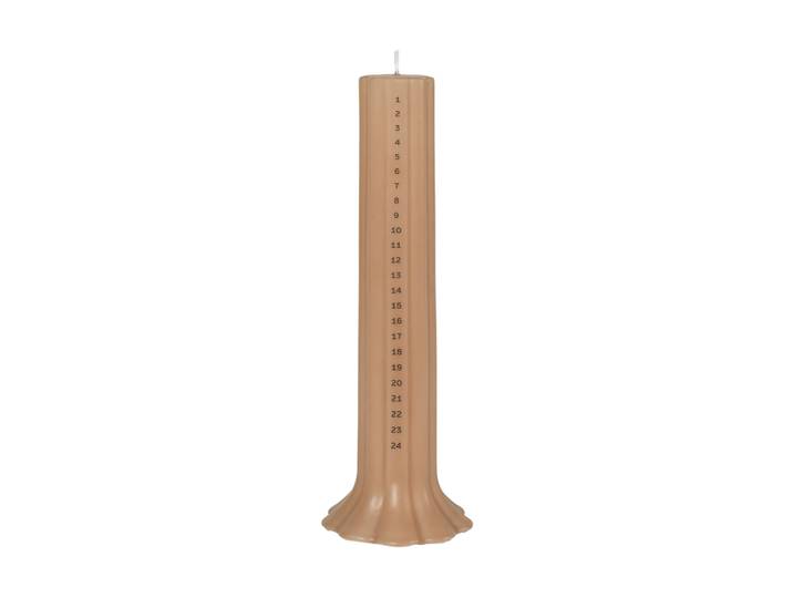 Broste Copenhagen Bougie calendrier Heli Walnut