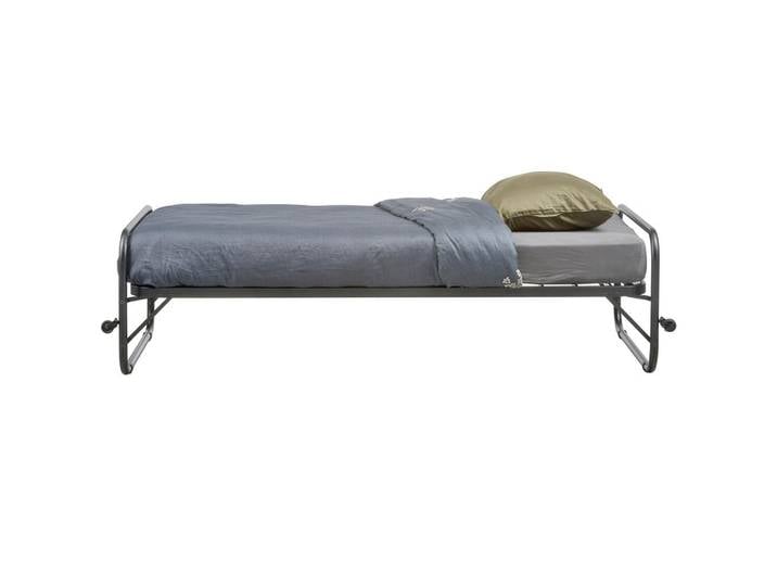 Mid.you Klappbett Lucy, Schwarz, Metall, 90x200 cm, Schlafzimmer, Betten, Klappbetten