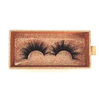 25 mm Wimpern, dramatische 6d Kunstnerz-Wimpern, flauschige Volumenwimpern, dicke gekreuzte Wimpern, lange Kunstnerz-Wimpern, 25 mm