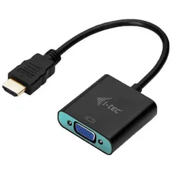 i-tec Adapter HDMI zu VGA 1920x1080/60 Hz, Kabellänge 15 cm