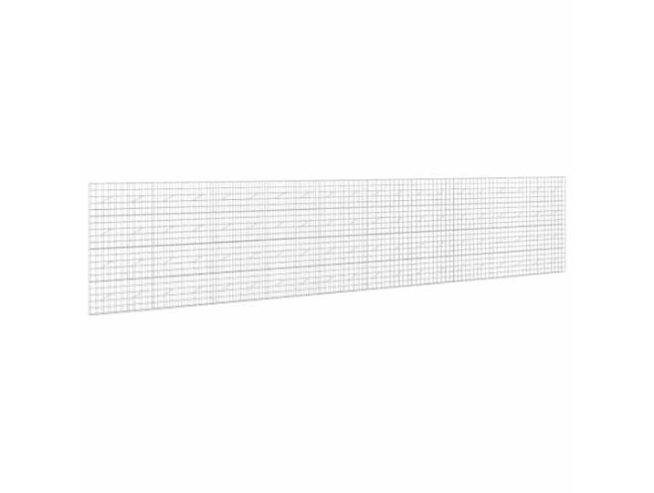 vidaXL Gabione mit 3,5 mm Draht und 10x10 cm Maschen 1000x10x200 cm Robuste Konstruktion: Hält allen Wetterbedingungen stand. Einfache Montage: Schneller Aufbau mit Haken- und Clipsystem