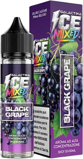 Galactika Black Grape Ice Mixed Liquido Shot 10ml Uva Ghiaccio