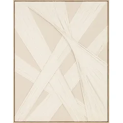 Gemälde STRETCHED FORMS (LBH 90x120x4,50 cm) - beige - LBH 90x120x4,50 cm