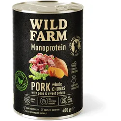 Wild Farm Monoprotein Pork 400g hypoallergenes Hundefutter