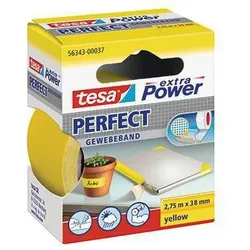 tesa Gewebeband extra Power Perfect 56343-00037 38mmx2,75m gelb