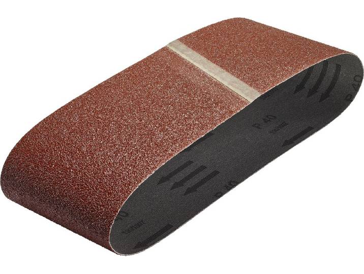 wolfcraft - Schuurbanden korrel 40 - 3 stuks - Bandschuurmachine schuurpapier - Schuurband 65 x 410 mm - 1900000