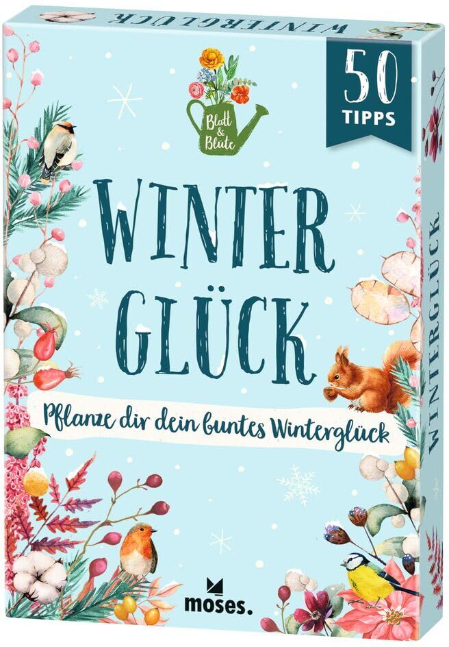 Bärbel Oftring - moses. Blatt & Blüte Winterglück – Pflanze dein buntes Winterglück, 50 Karten mit Tipps für einen bunten Wintertraum daheim, Pflanzenpflege im Winter: Pflanze dir dein buntes Winterglück - Preis vom 11.10.2026 15:43:13 h