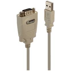 LINDY USB 1.1, Seriell Konverter [1x USB 1.1 Stecker A - 1x Seriell (9pol.)] Adapter 1.00 m 42844