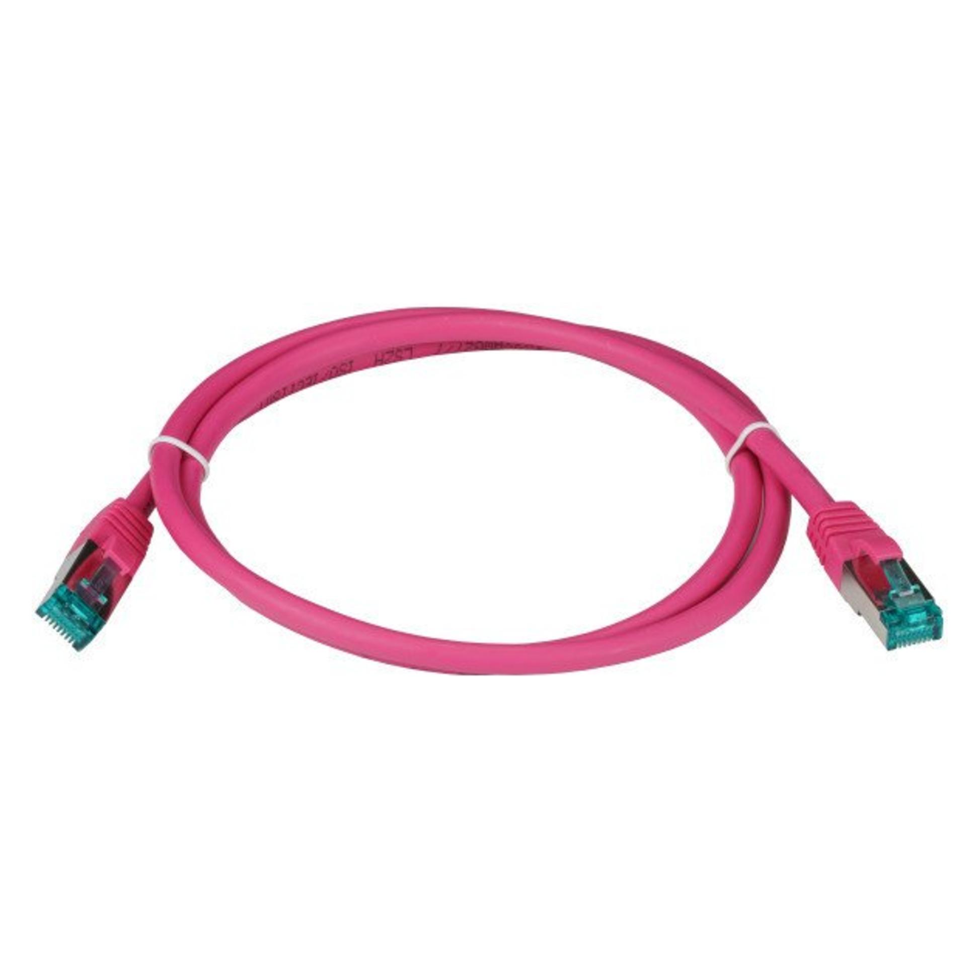 EFB Elektronik RJ45 Patchkabel S/FTP, Cat.6A, LSZH, 3m, magenta Das geschirmte Cat.6A RJ45 Patchkabel gewährleistet (S/FTP, CAT6a, 3 m) (MK6001.3MA)