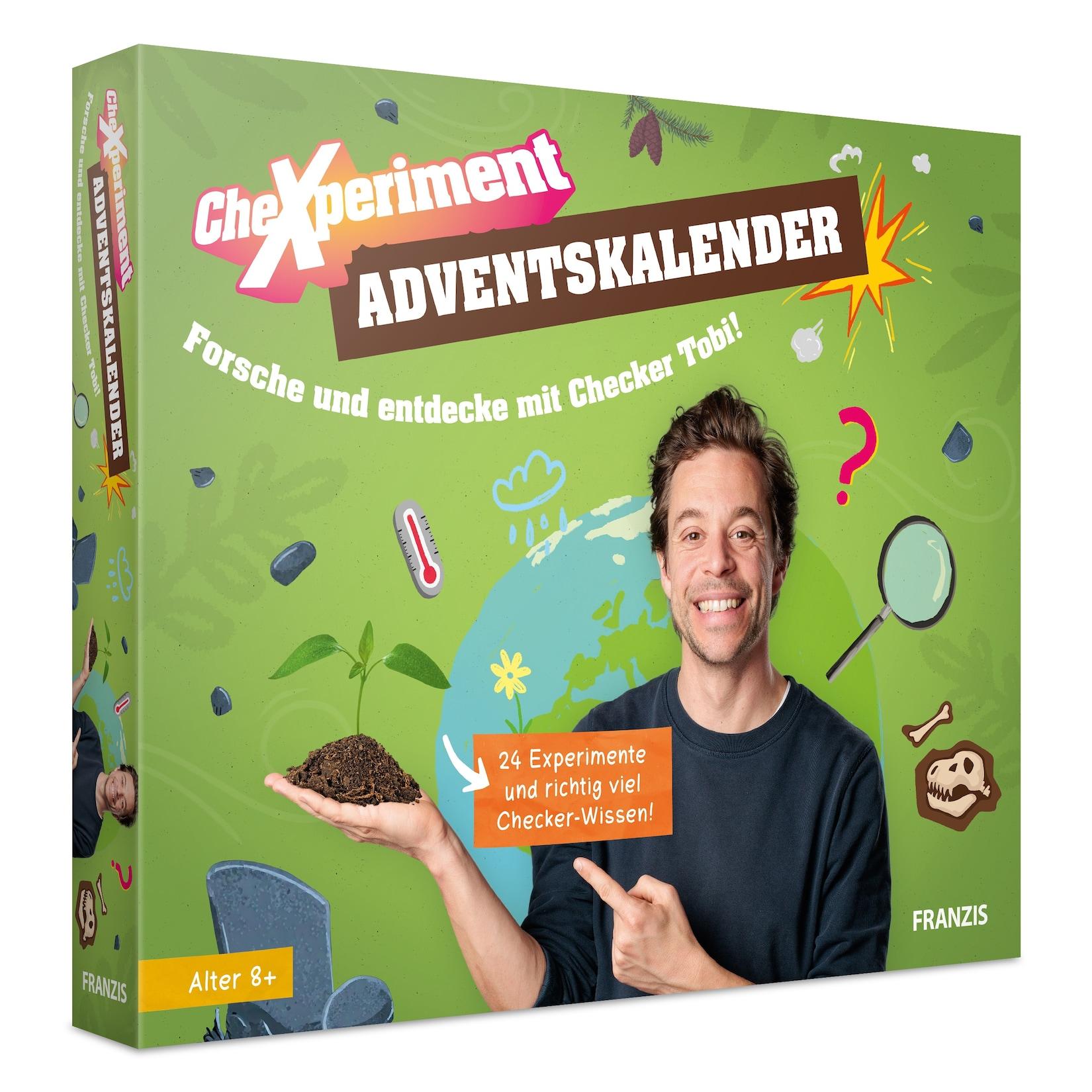 CheXperiment Adventskalender Forsche und entdecke mit Checker Tobi!