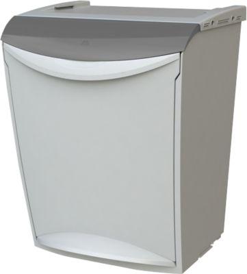Abfallbehälter Öko Fancy, 25 L, grau