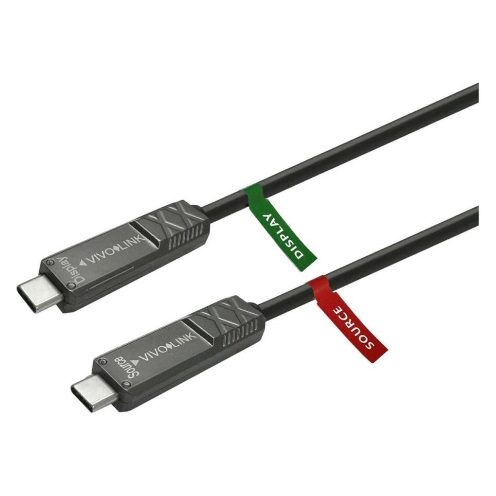 Vivolink USB-C to USB-C Cable 8m for AV (8 m, USB 3.2 Gen 2x2, 60 W) (PROUSBCMM8OP)
