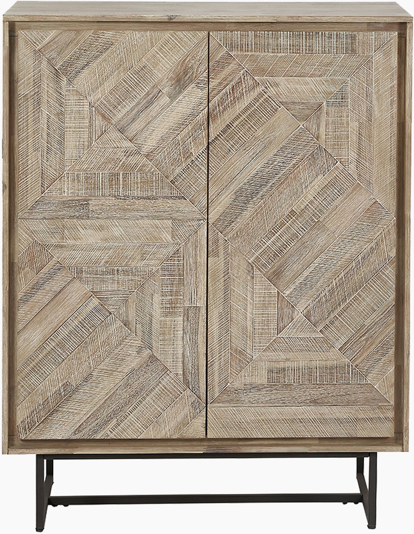 Pacific Lifestyle - Marca Acacia Wood 2 Door Bar Cabinet