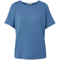 Tchibo - Strukturiertes Shirt - Damen - Gr. XL - blau