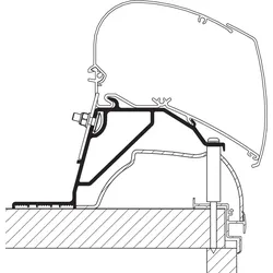 Thule Markisenadapter Dach Hobby Caravan 2024