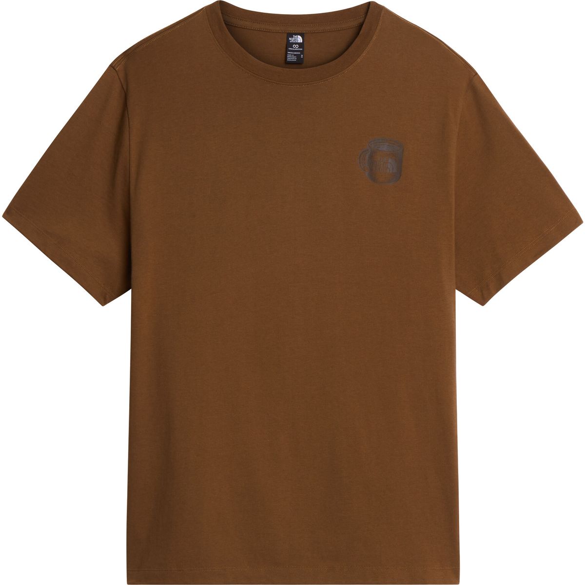 The North Face U Basecamp Barista RLX Softshell Tee-graphic caraway seed (2EK) XS NF0A8JAA2EK-XS