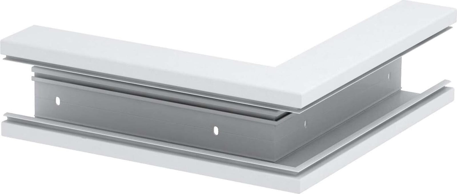 OBO Bettermann hoekstuk voor buiteninstallatie GK-A70110RW, zuiverwit, 70 x 110 mm