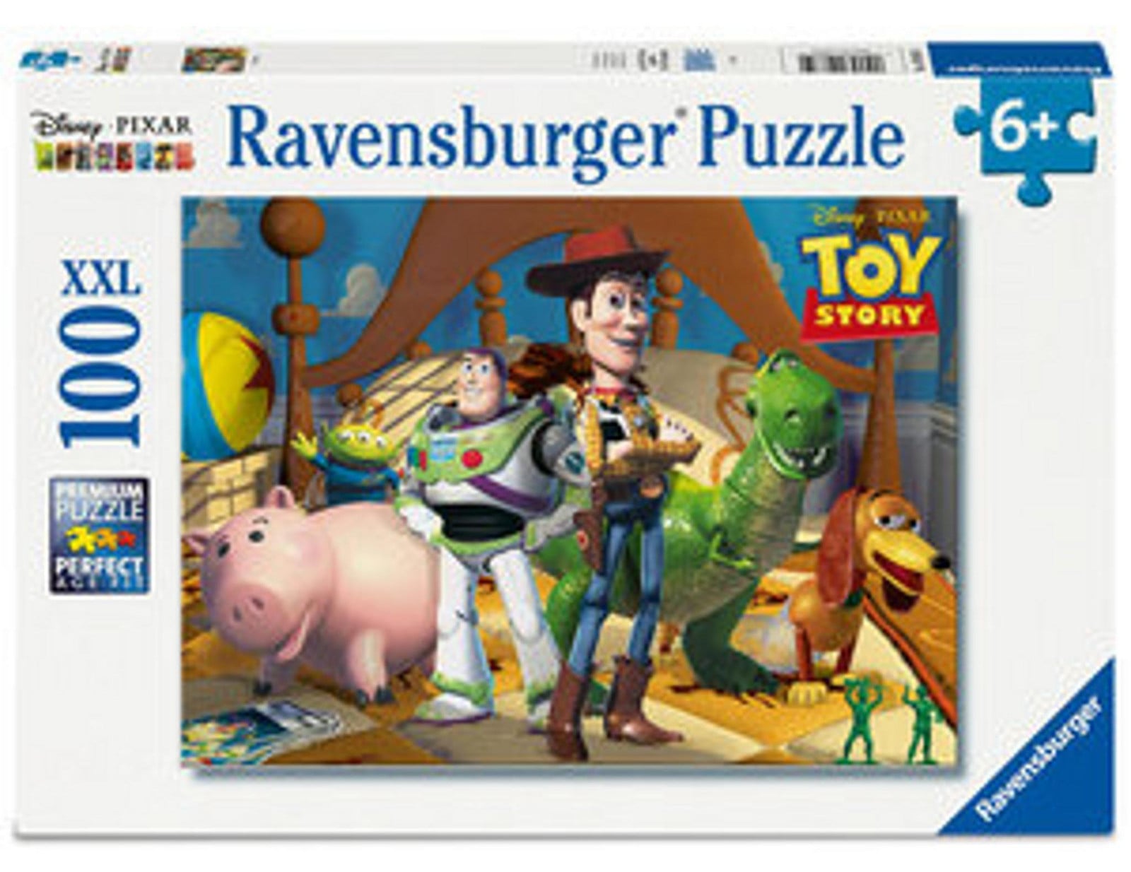 Ravensburger Puzzel 100 stukjes Getekende films voor 6 jaar en ouder