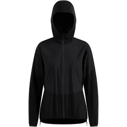 Odlo, Damen, Laufjacke, Isolierte und wasserdichte Dual Dry Performance Knit Laufjacke (S), Schwarz
