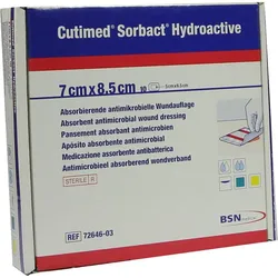 Cutimed Sorbact Hydroactive 7x8.5cm 10 ST