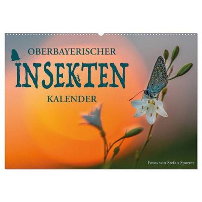 Oberbayerischer Insekten Kalender (Wandkalender 2026 DIN A2 quer), CALVENDO Monatskalender