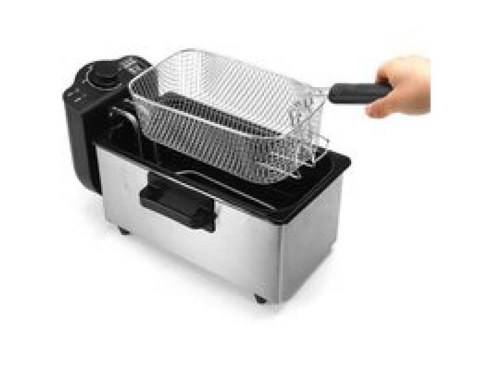 Friteuse grand - Lazozo - public et friteuse électrique commerciale friteuse friteuse friteuse machine à brochettes frites -argent