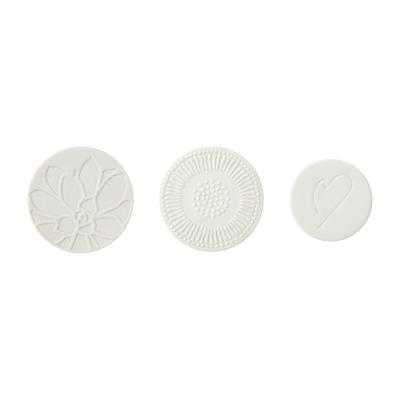 Dekofigur VILLEROY & BOCH "Magnete It`s My Home 3er Set weiß", weiß, Dekofiguren