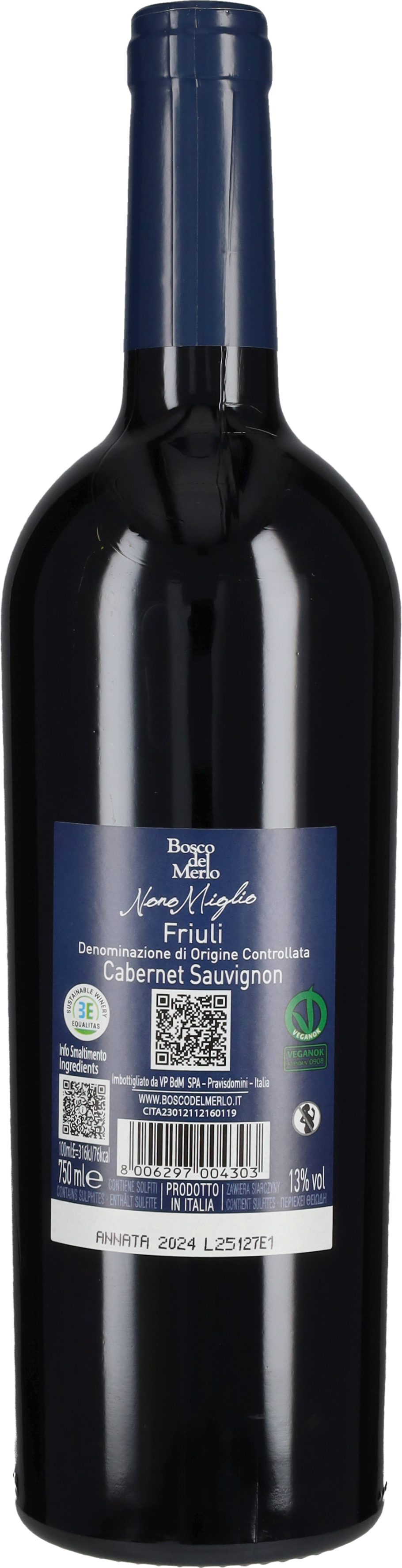 Bosco del Merlo Cabernet Sauvignon 'Nono Miglio' 2024