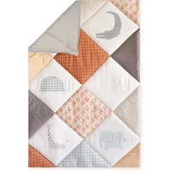 Krabbeldecke ZÖLLNER Organic (LB 135x95 cm) - bunt - LB 135x95 cm