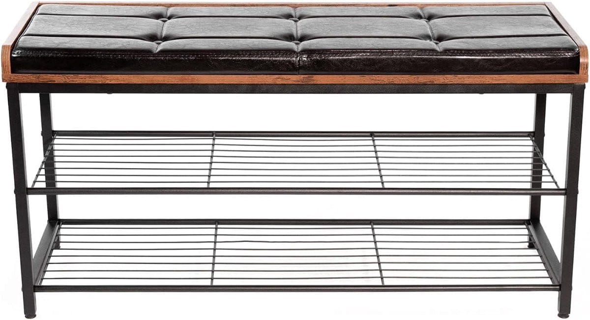 Schoenenbankje Sven - Bruin-Zwart