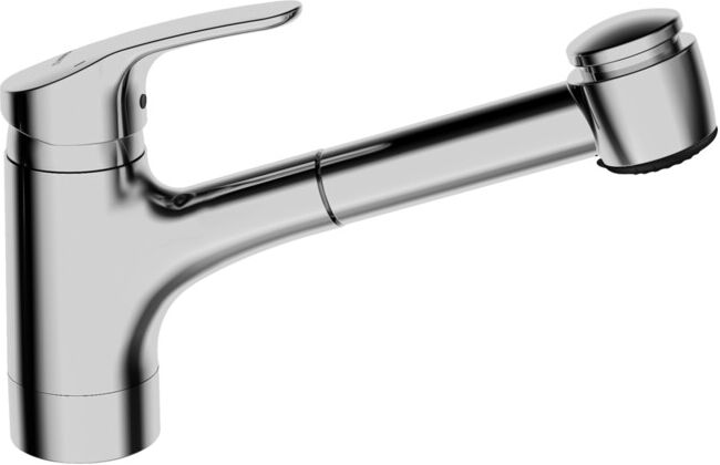 Mélangeur monotrou Hansa SPT-EH HANSAMIX DN 15 ND Mélangeur à rallonge pour vaisselle chromé (01361183)