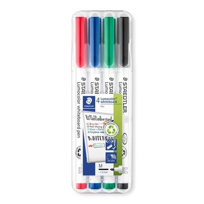 STAEDTLER Whiteboard-Marker Lumocolor whiteboard pen 301, 4er Set