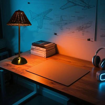 Uplift Picks Rechargeable Rattan Bedside Lamp With Dimmable Eye Care Reading Light Design Rechargeable Rattan Bedside Lamp With Dimmable Eye Care Reading Light Design