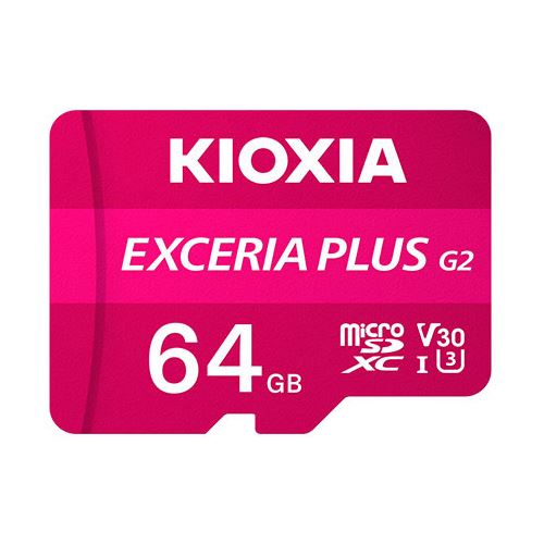 64GB KIOXIA Exceria Plus G2 R100/W65 microSD