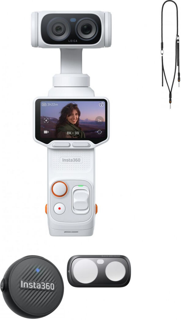Insta360 Luna Ultra Vlog Bundle Stellar White