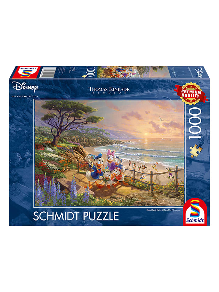 Schmidt Spiele 1.000tlg. Puzzle "Disney, Donald & Daisy, A Duck Day Afternoon" - ab 12 Jahren - onesize