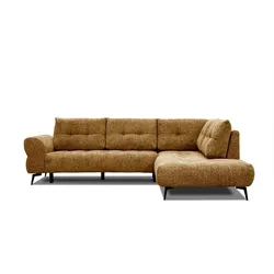 ECKSOFA SALVINI 5-Sitzer, dunkelgelb