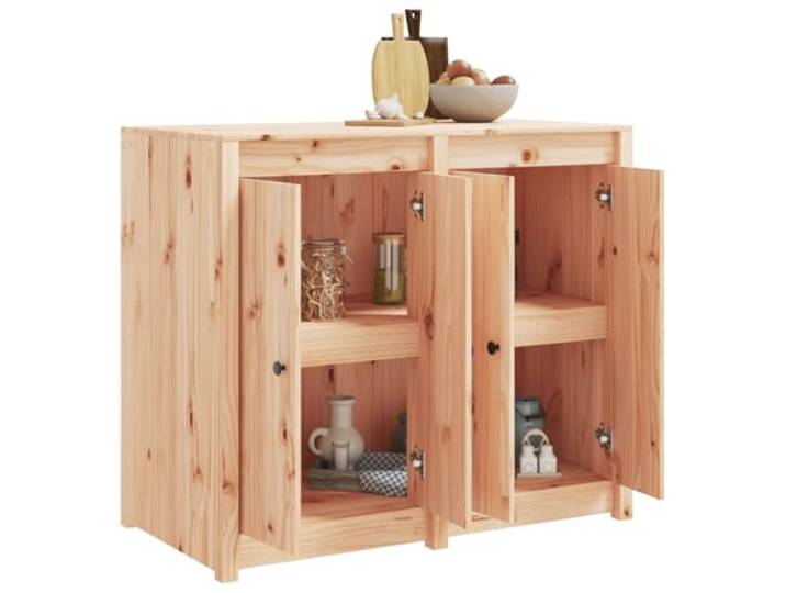 KTHLBRH MEPPEL Küchenschrank für den Außenbereich, Massivholz, Kiefer, 106 Großer Stauraum, Staubschutztüren, robuste Platte, modulares Design für den Garten