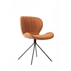 2er-Set Zuiver Stuhl OMG Stoff Braun Camel